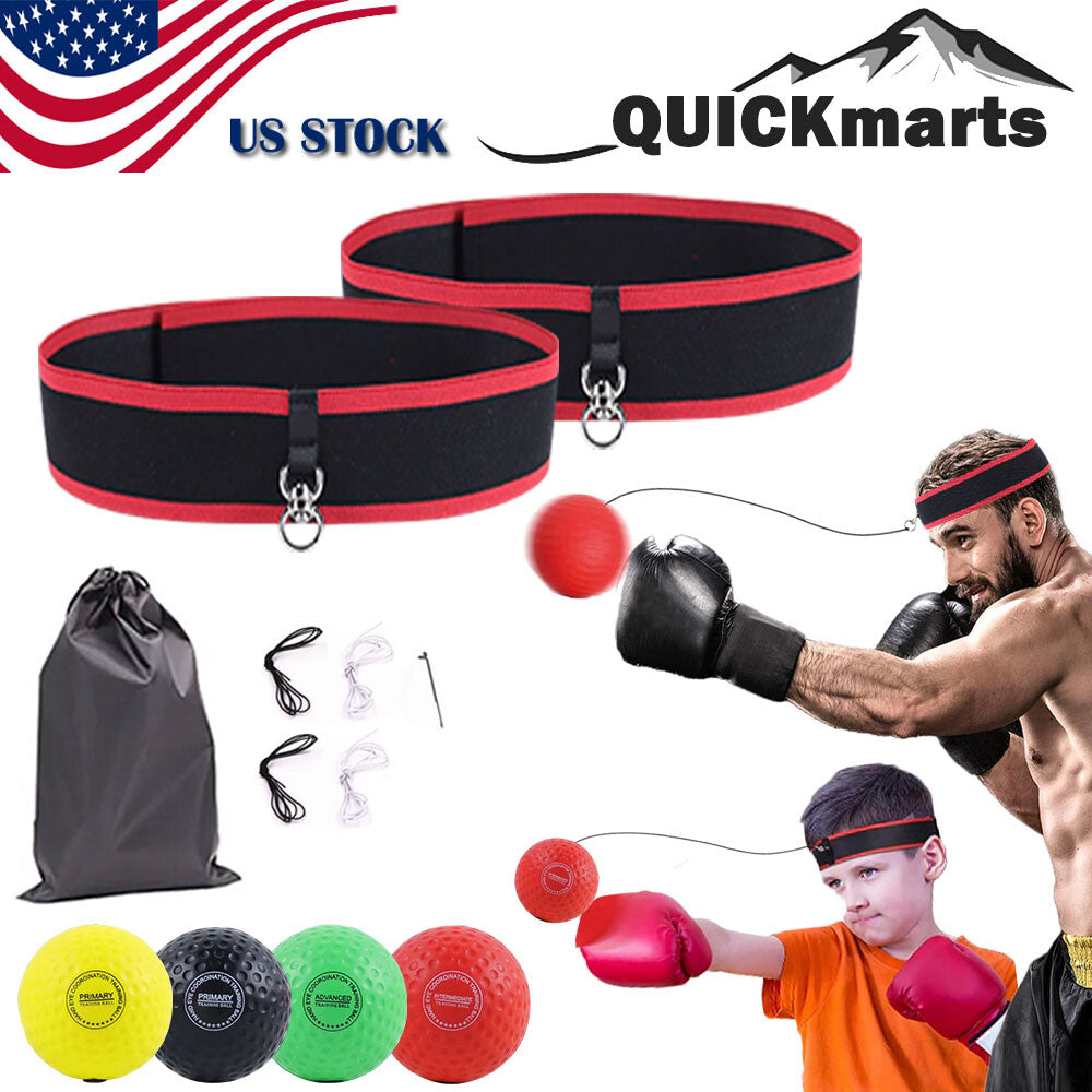 Reflex Ball Boxing Speed Training Set with Adjustable Headband for Boxing & Fitness