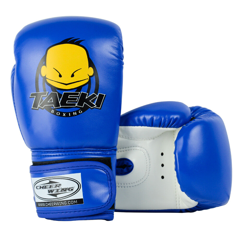 Kids Boxing Gloves 4oz PU Leather Cartoon MMA Training Sparring Gloves