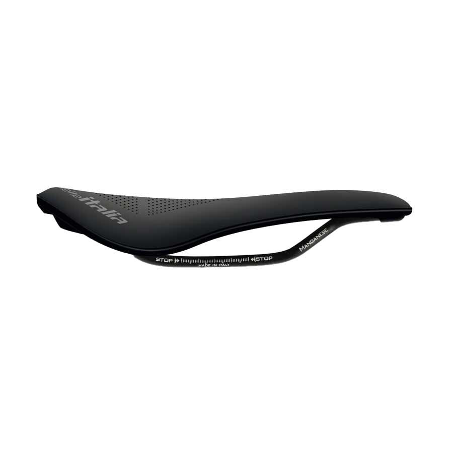 Cycling Saddle - Road & Gravel Bike Seat with Superflow Cut-Out, 145mm Manganese Rails