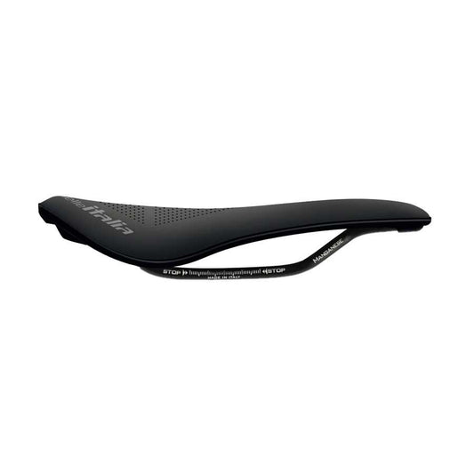 Cycling Saddle - Road & Gravel Bike Seat with Superflow Cut-Out, 145mm Manganese Rails