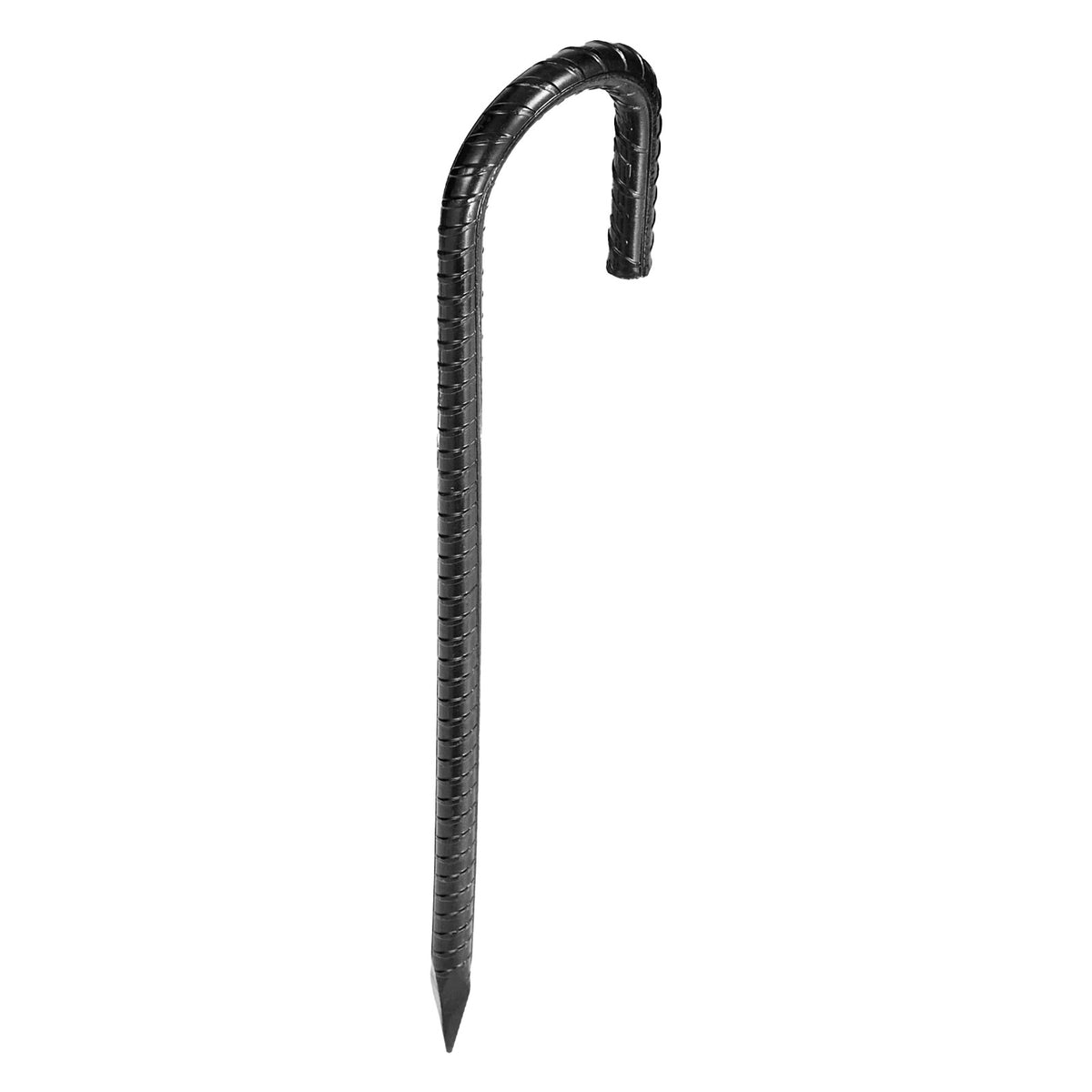 Heavy Duty Galvanized Steel Rebar Stakes 12 Inch 16 Pack Ground Anchors