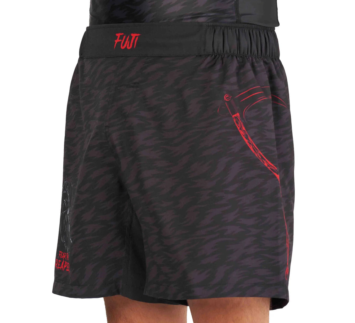 Lightweight MMA BJJ Fight Shorts - Fear the Reaper Grappling Gear