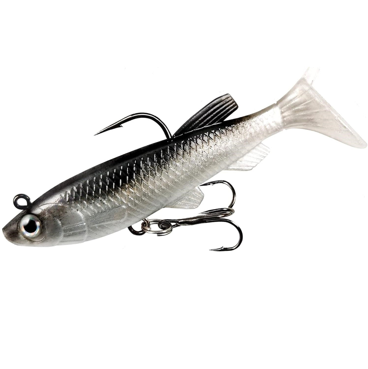 20pcs Soft Plastic Fishing Lures Bait Set Artificial Sinkers