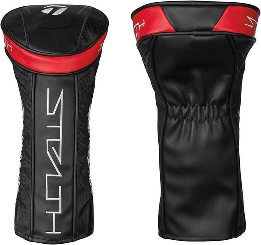 Golf Driver Headcover Black Red for TaylorMade Stealth Club - New