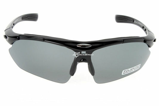 Polycarbonate Cycling Sun Glasses with Polarized Lenses - Lightweight Outdoor Sports Eyewear