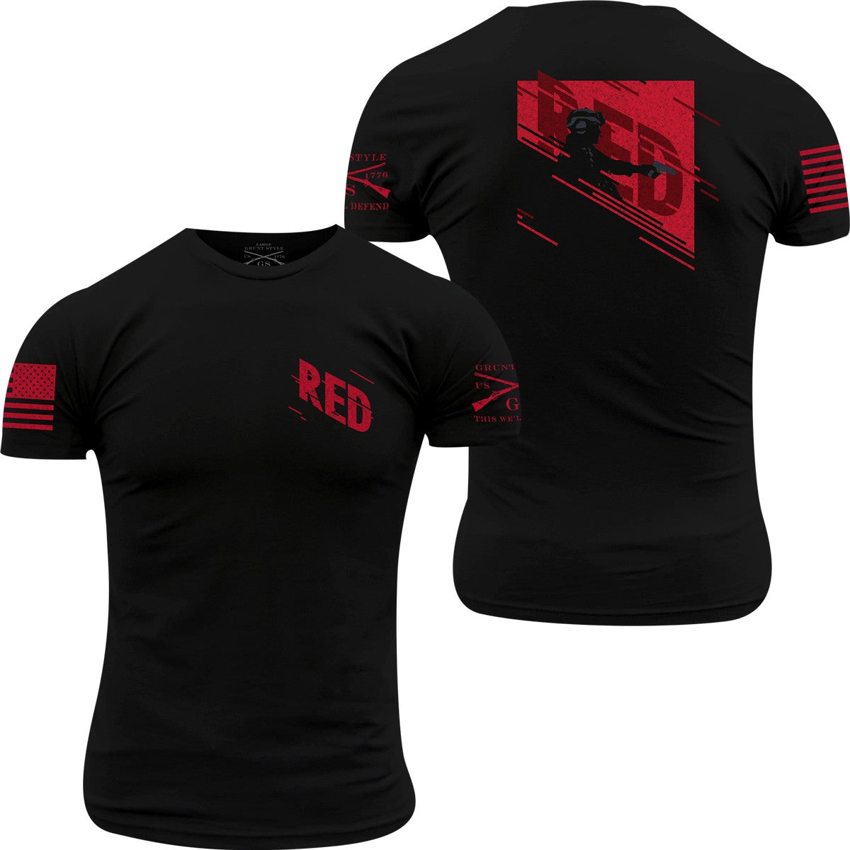 R.E.D. Movement T-Shirt Small Black Athletic Tee