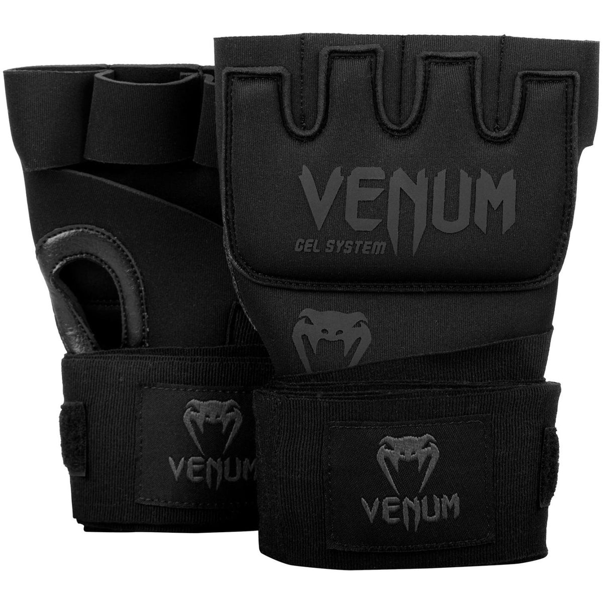 Venum Kontact Gel Glove Wraps - Black, One Size Boxing & MMA Gear