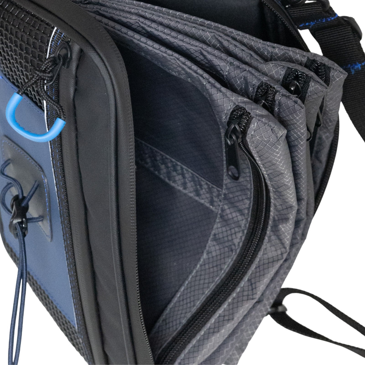 Fishing Tackle Backpack with Detachable Bait Binder - Heavy-Duty Water-Resistant Storage