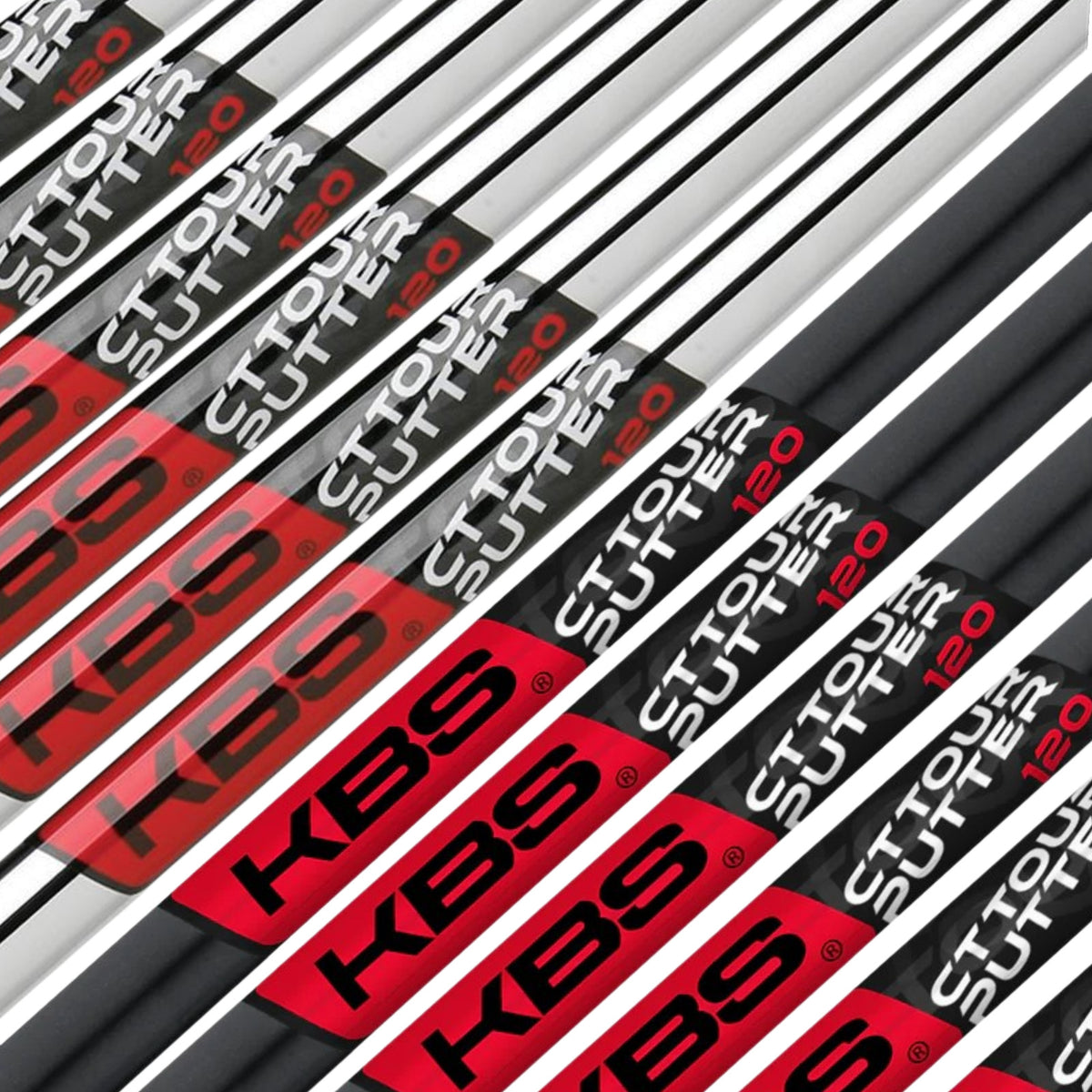 Golf Putter Shaft 38 Inch Straight Steel 124g KBS CT Tour-Black Matte or Chrome