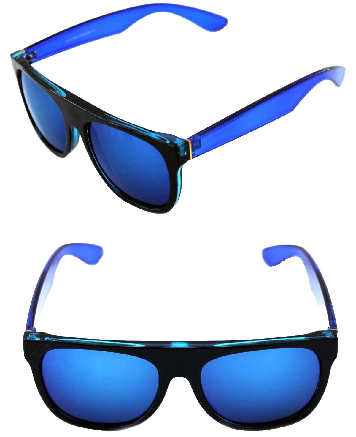Motorcycle Sunglasses with Foam Padding UV400 Shatterproof Lenses Black