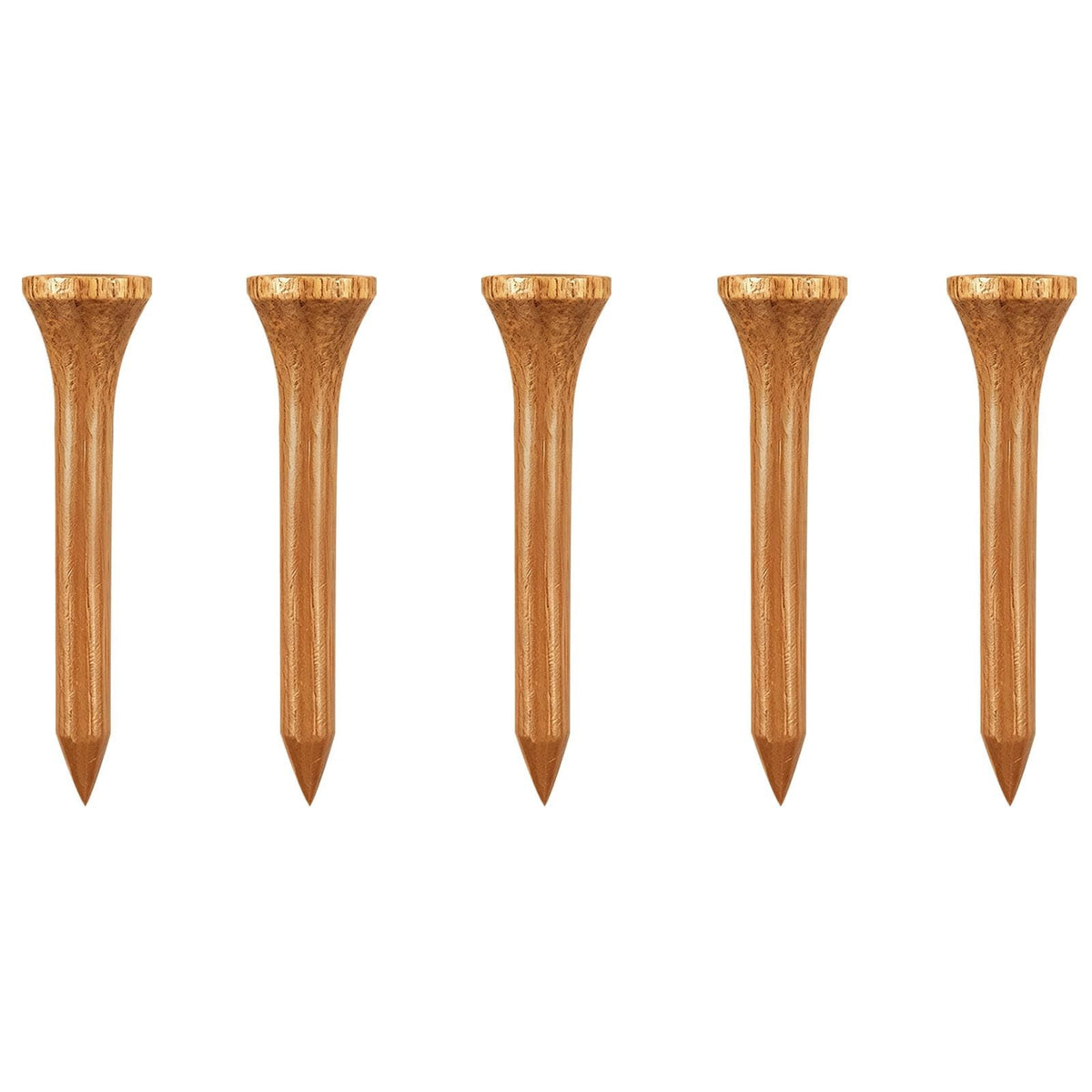 Wooden Golf Tees 1.5 Inch 100 Count Brown - Durable & Standard Size