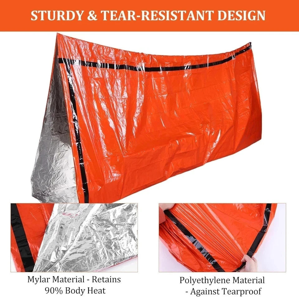 3-Pack Emergency Survival Sleeping Bags Waterproof Thermal Heat Retention