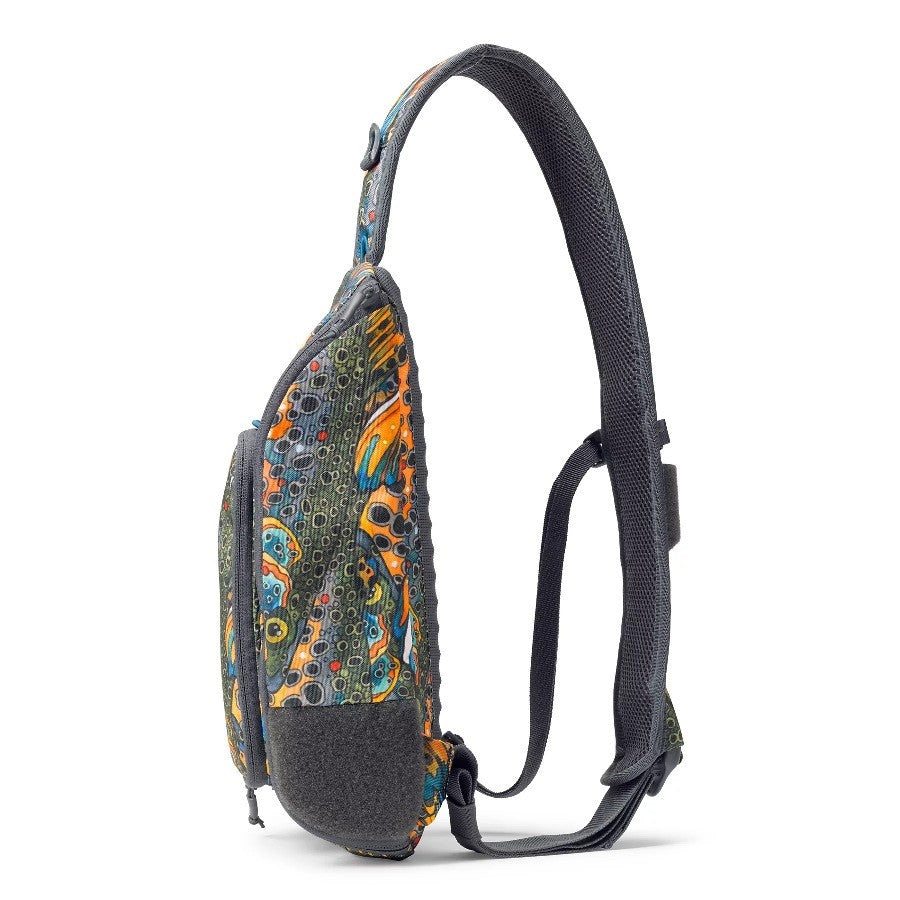 Mini Sling Fly Fishing Pack - Recycled Fabric, Compact Tackle Bag