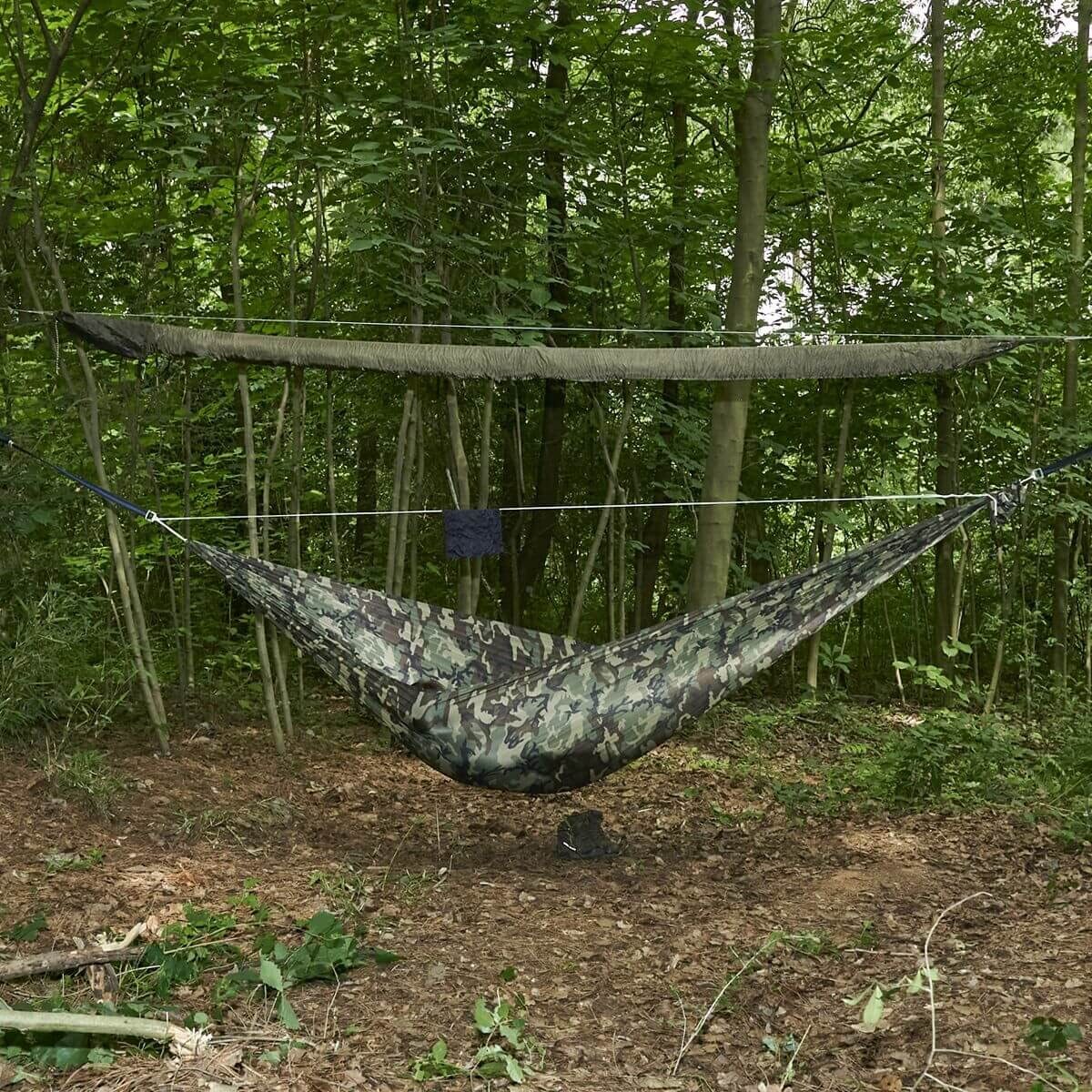 12ft Camping Tarp Sleeve Rain Fly for Hammocks and Tents - Water-Resistant, Easy Storage