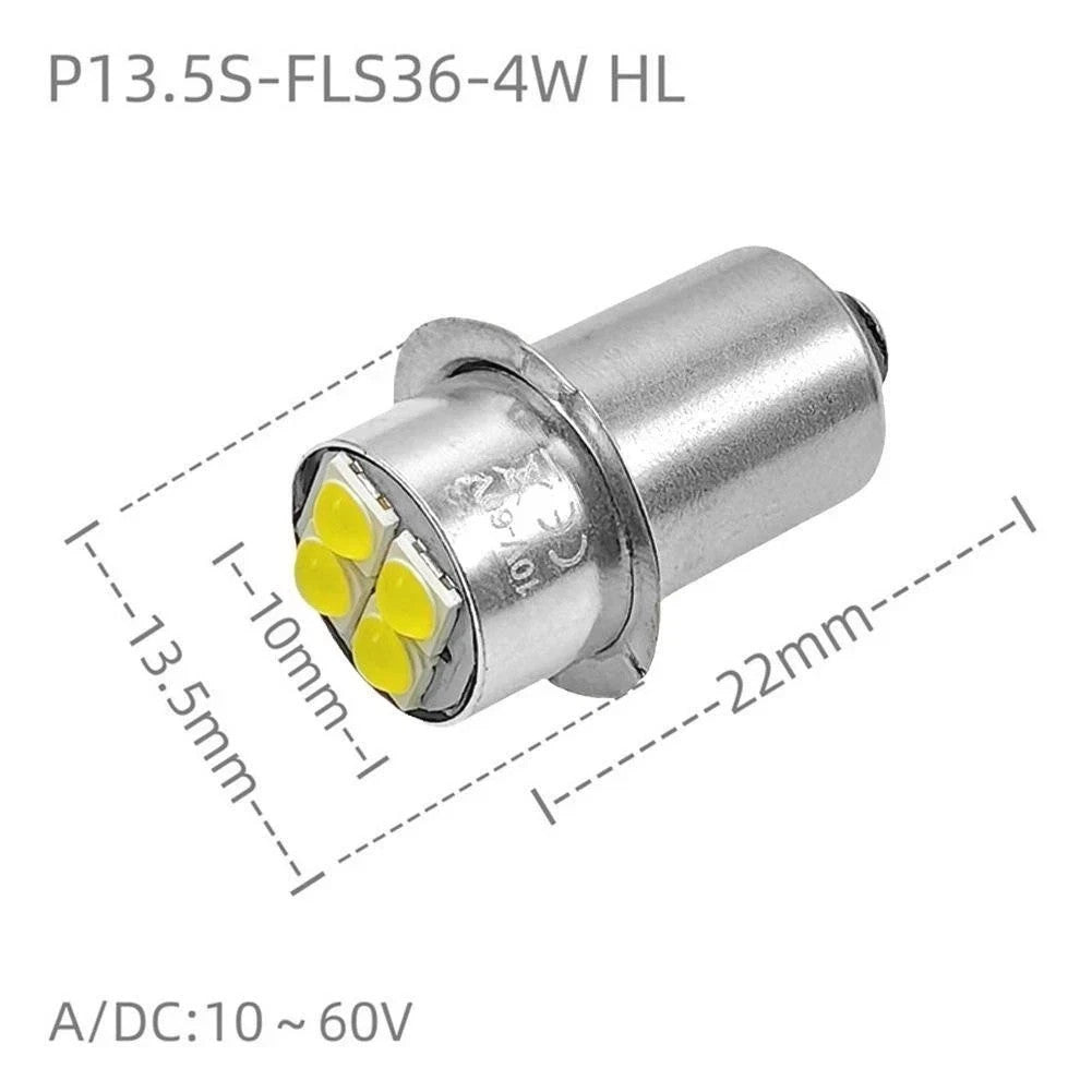 LED Flashlight Bulb Replacement for Maglite 2-6 Cell C/D Flashlights - Bright White Drop-In Upgrade