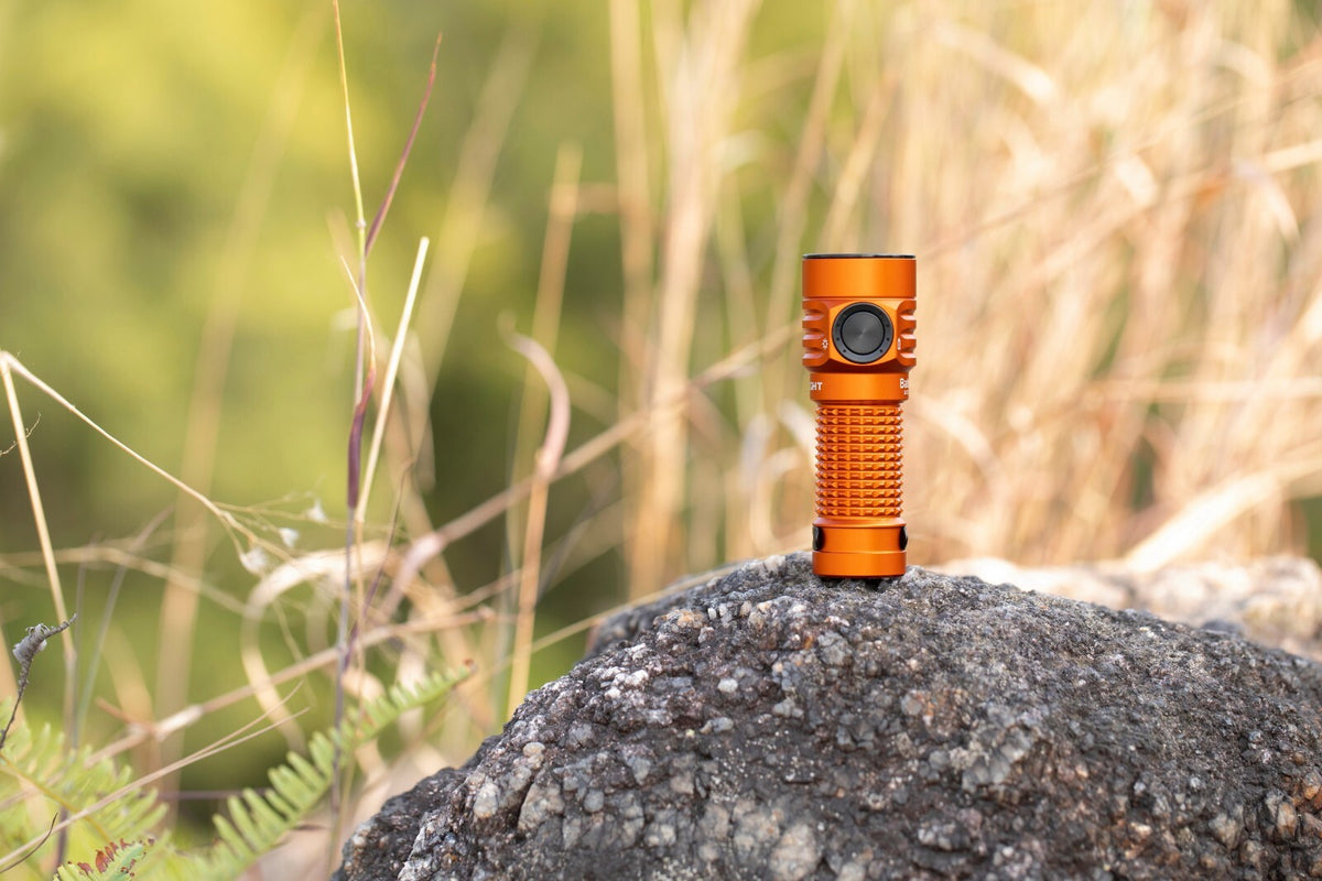 Olight Baton Turbo Orange Compact EDC Flashlight 510m Long Range 1000 Lumens