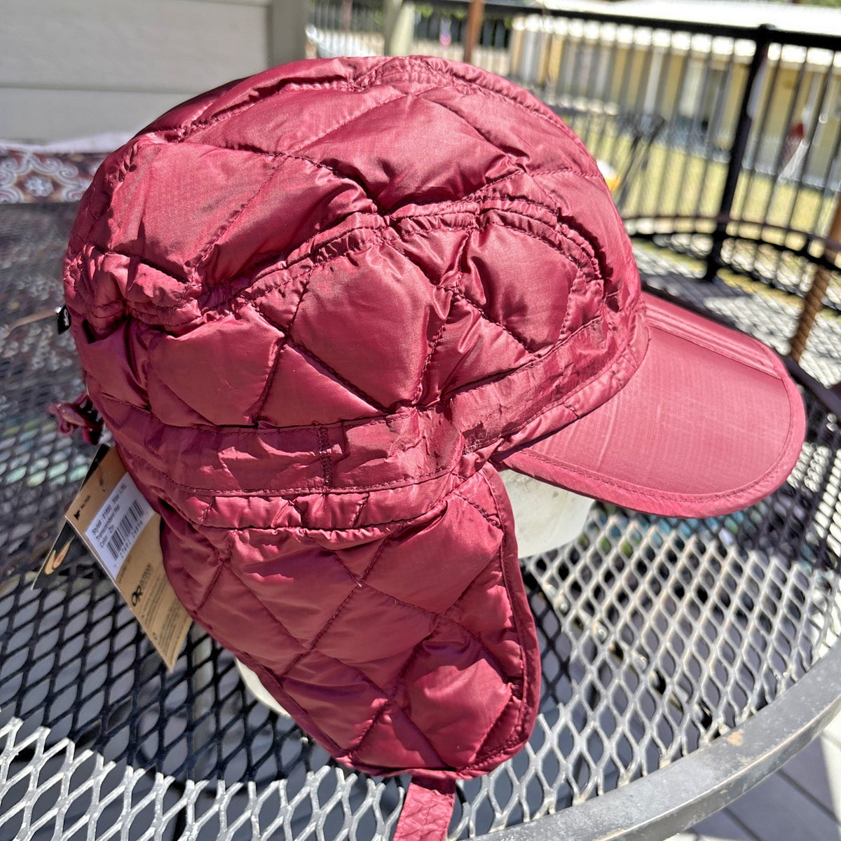 Winter Down Puffer Trapper Hat - Windproof & Insulated for Cold Weather
