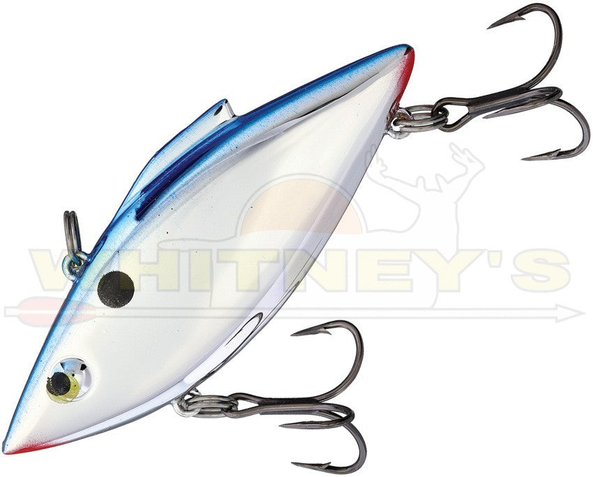 Fishing Lure - 1/2oz. Rat-L-Trap Crankbait with Mustad Hooks - Chrome Blue Back