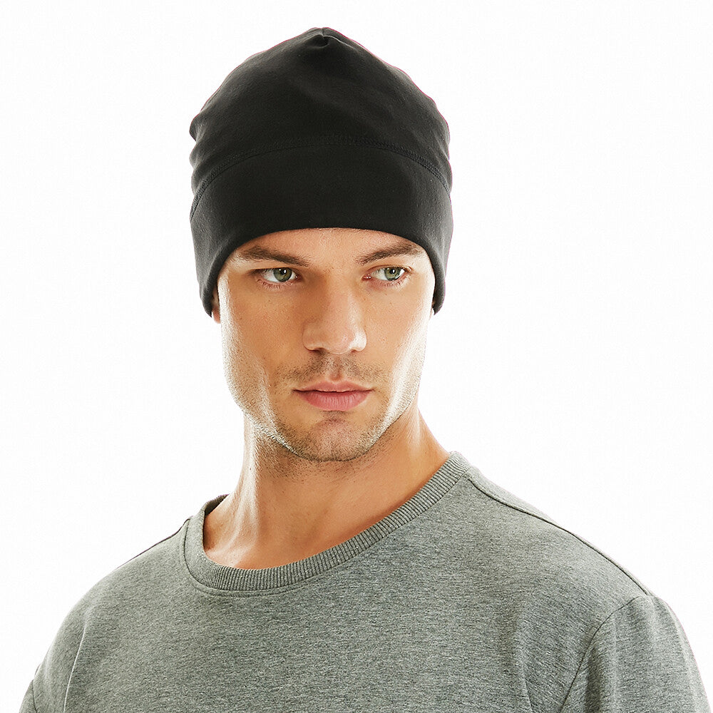 Winter Thermal Fleece Beanie Hat Skull Cap Helmet Liner for Men Women