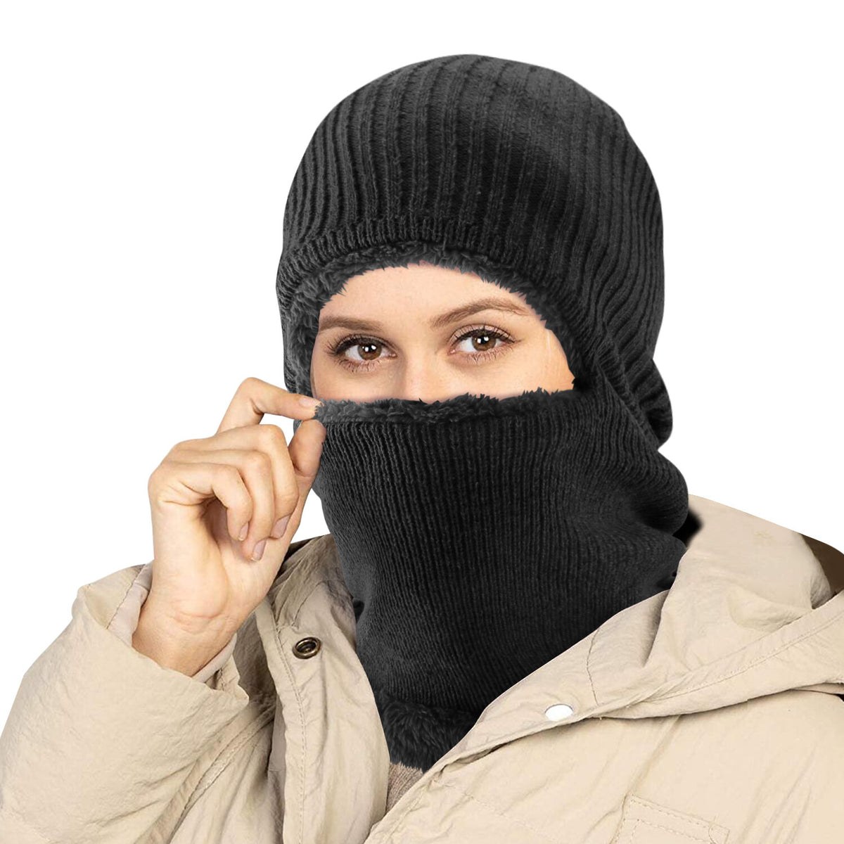 Winter Balaclava Fleece Full Face Mask Thermal Windproof Ski Mask for Men Women