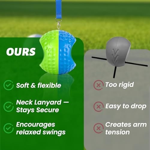 Golf Swing Trainer Aid for Posture and Impact Improvement - Upgrade Set