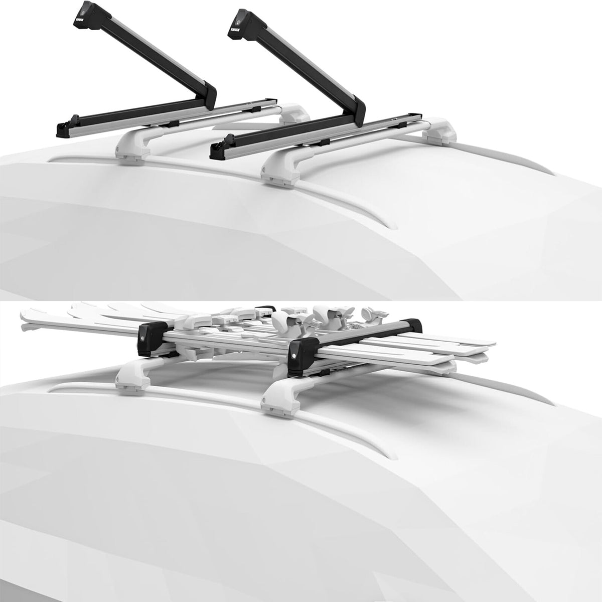 Universal Ski & Snowboard Roof Rack Cross Bars with Lock for Lexus IS300 IS250 IS350