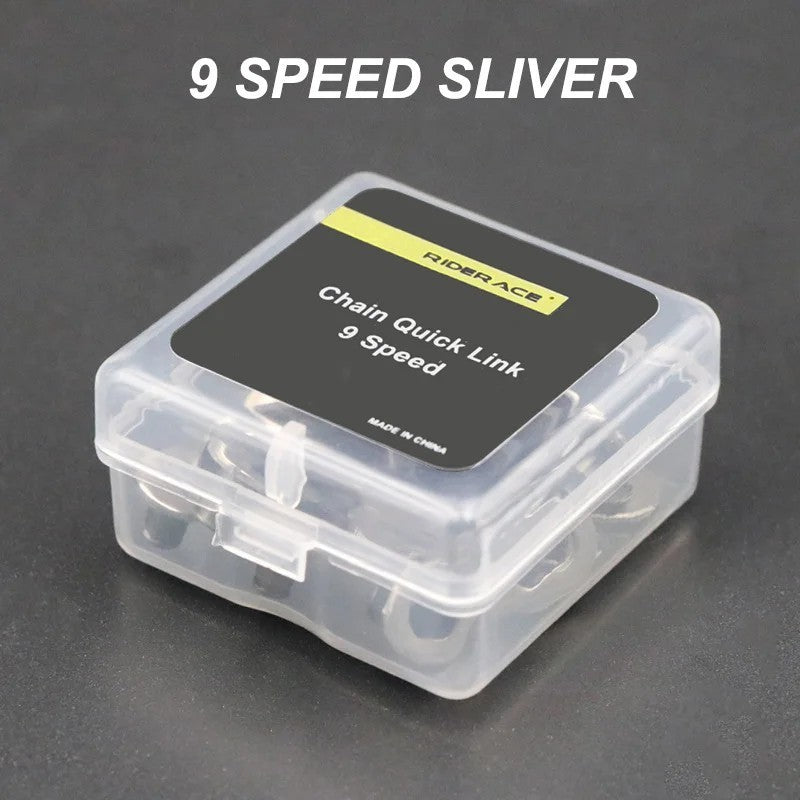 Bike Chain Quick Links 6-12 Speed Bicycle Master Connector Set - 5 Pairs