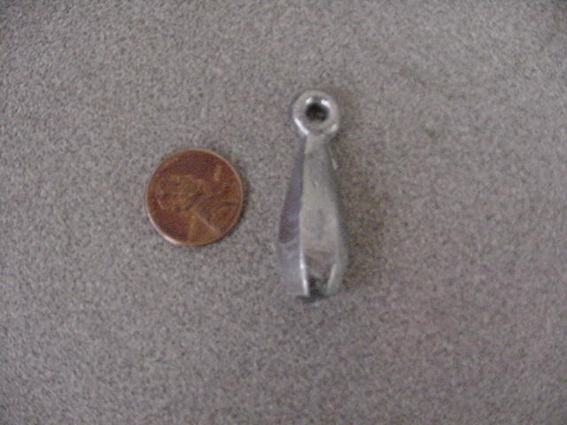 1 oz Lead Bank Sinkers for Fishing - Pack of 50 Catfishing Weights