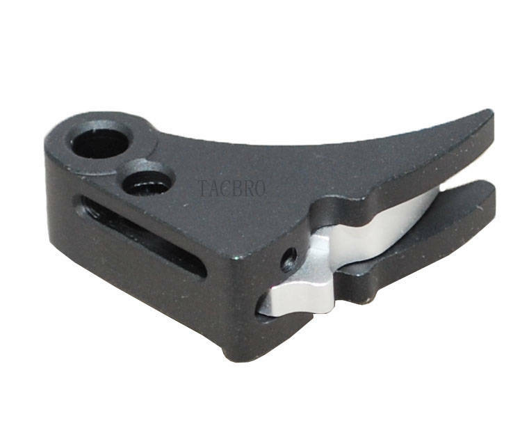 Anodized Aluminum Trigger Shoe with Safety for Gen 1-3 - Multiple Colors