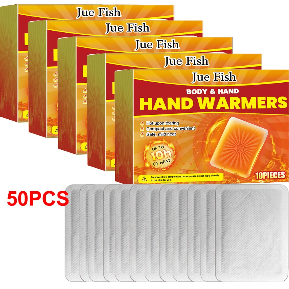 Natural Odorless Hand Warmers Pack - Safe Pocket Heat for Outdoor Activities