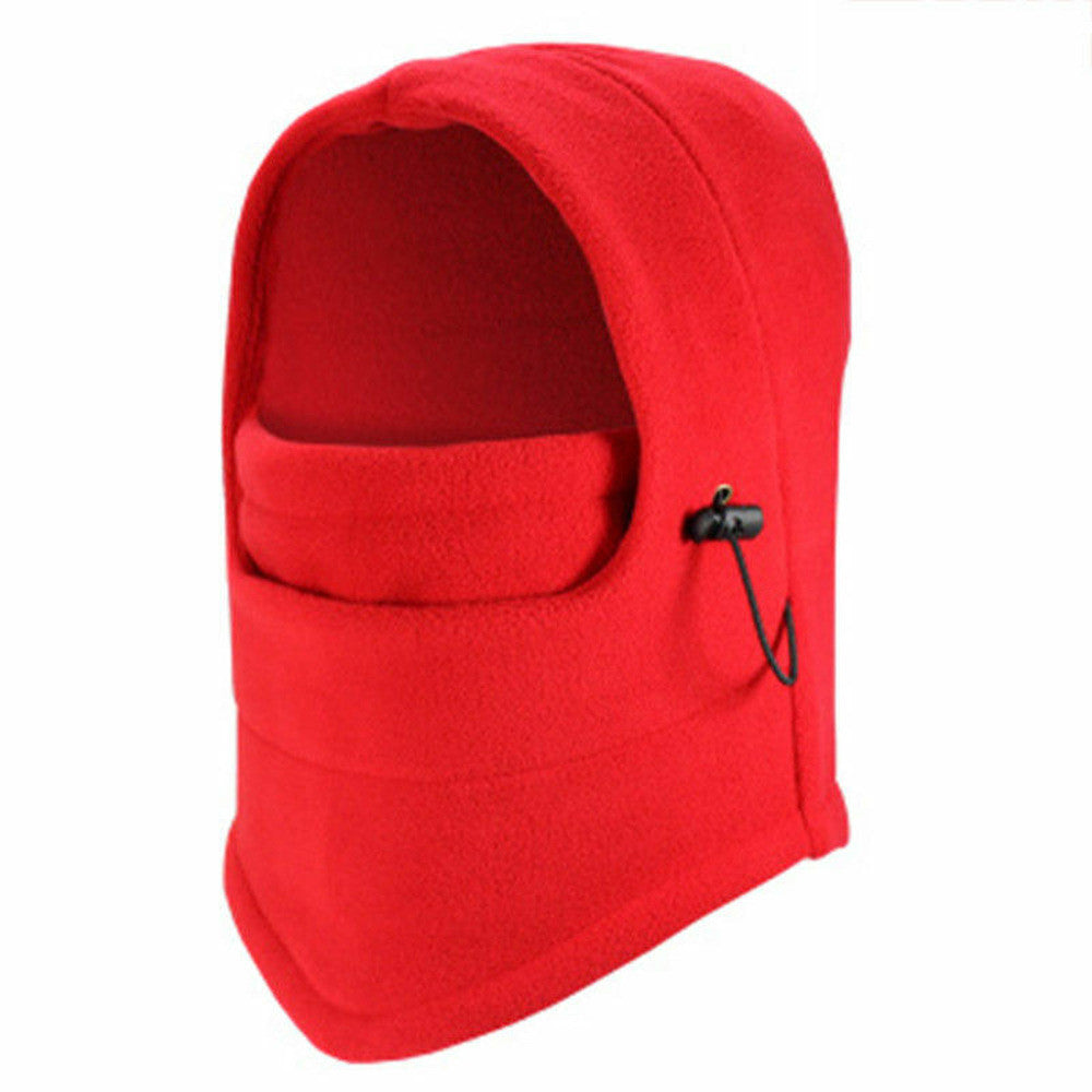 Winter Windproof Fleece Neck Warmer Balaclava Hood for Skiing & Snowboarding