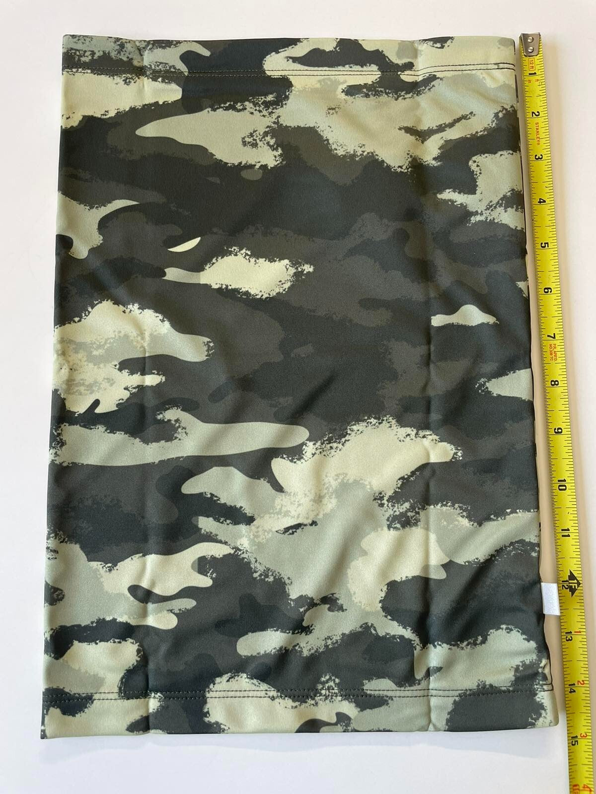 Hydrolix Face Cover Mask with Reflective Tag and Moisture-Wicking Fabric - Green Camo