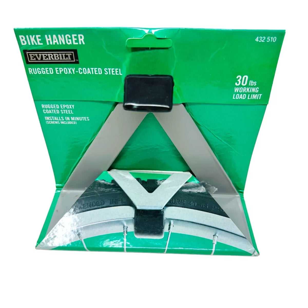 Bike Wall & Ceiling Mount Brackets - Set of 2, 30 lb Capacity