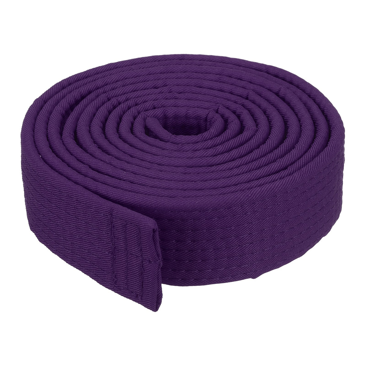 Polyester Taekwondo Colored Ranking Belt - Purple 2.4m/7.9Ft Martial Arts Belt
