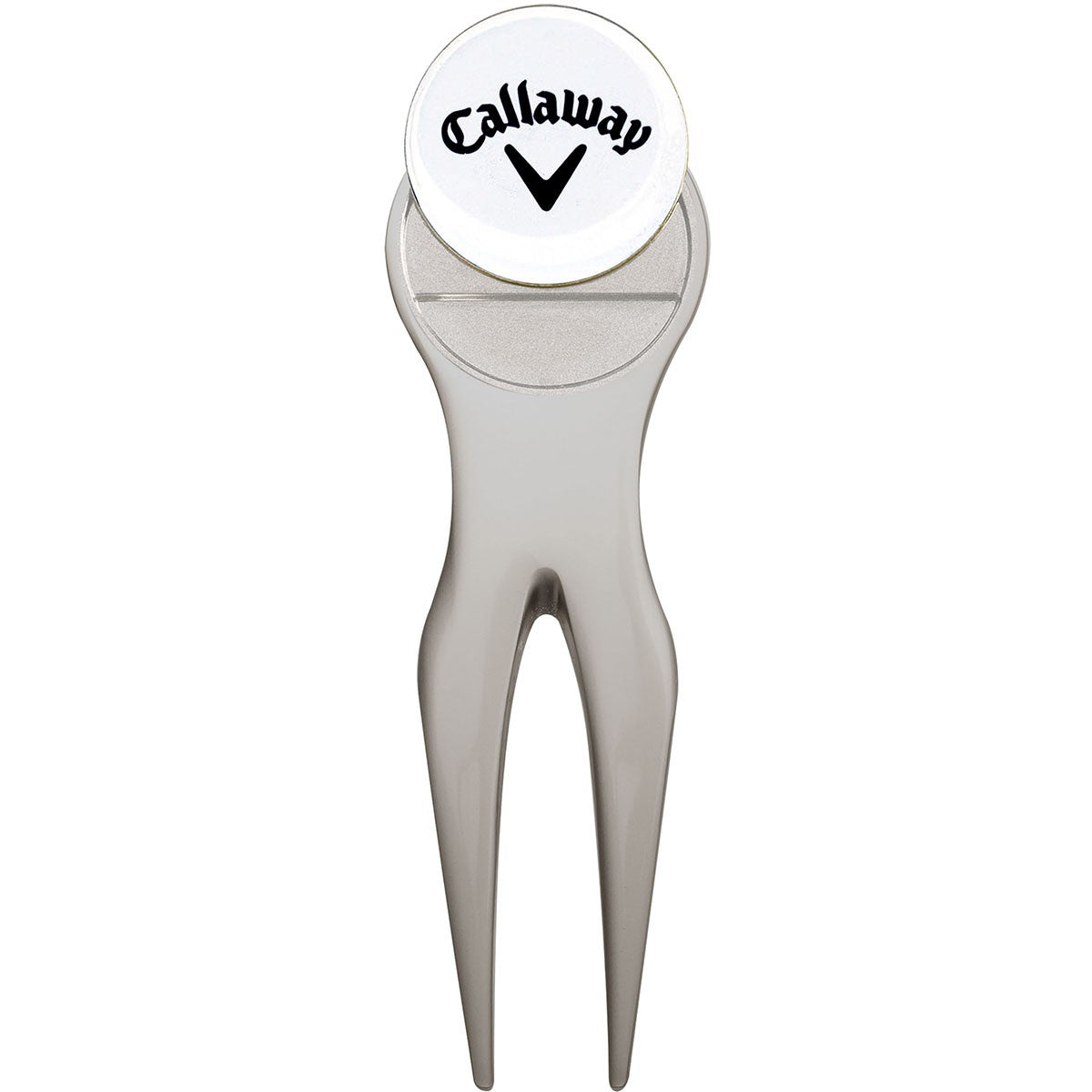 Golf Divot Repair Tool & Ball Marker Set - Silver