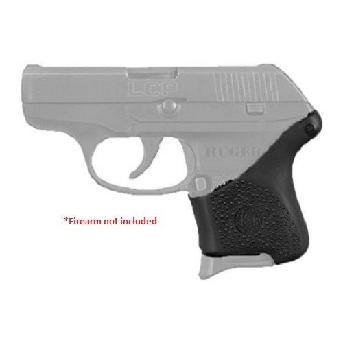 Pistol Grip Rubber Sleeve for Ruger LCP 380ACP Handgun - Black