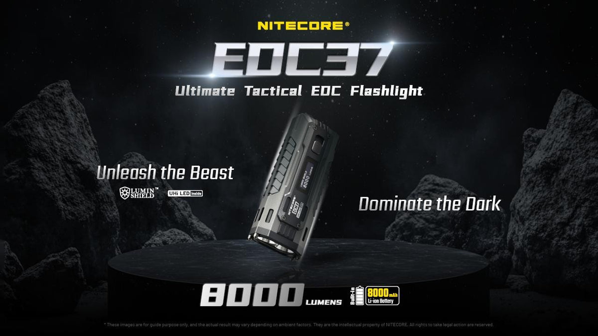Rechargeable LED Tactical Flashlight 8000 Lumens Compact Outdoor Light
