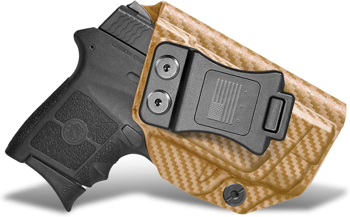IWB Kydex Holster for Ruger LCP 380 Auto - Custom Fit, Adjustable Retention & Cant
