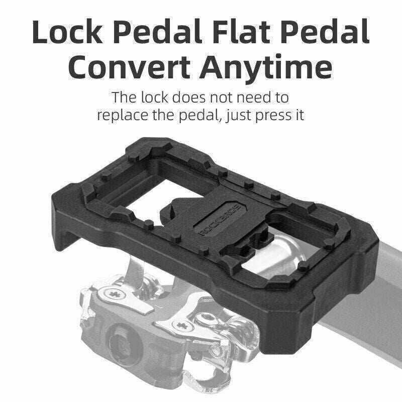 MTB Flat Pedal Adapter for Shimano SPD Clipless Platform Bike Pedals