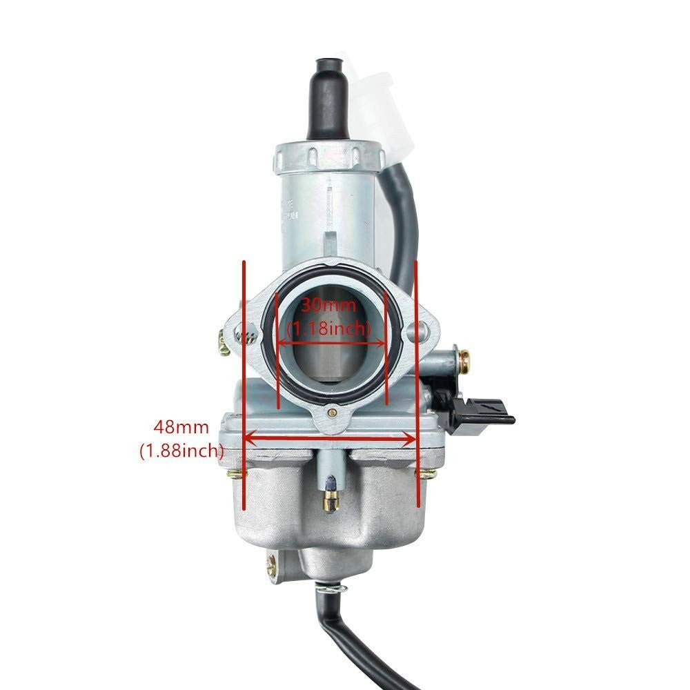 30mm PZ30 Carburetor for 150cc-300cc Dirt Bikes, ATV, Go-Kart Replacement