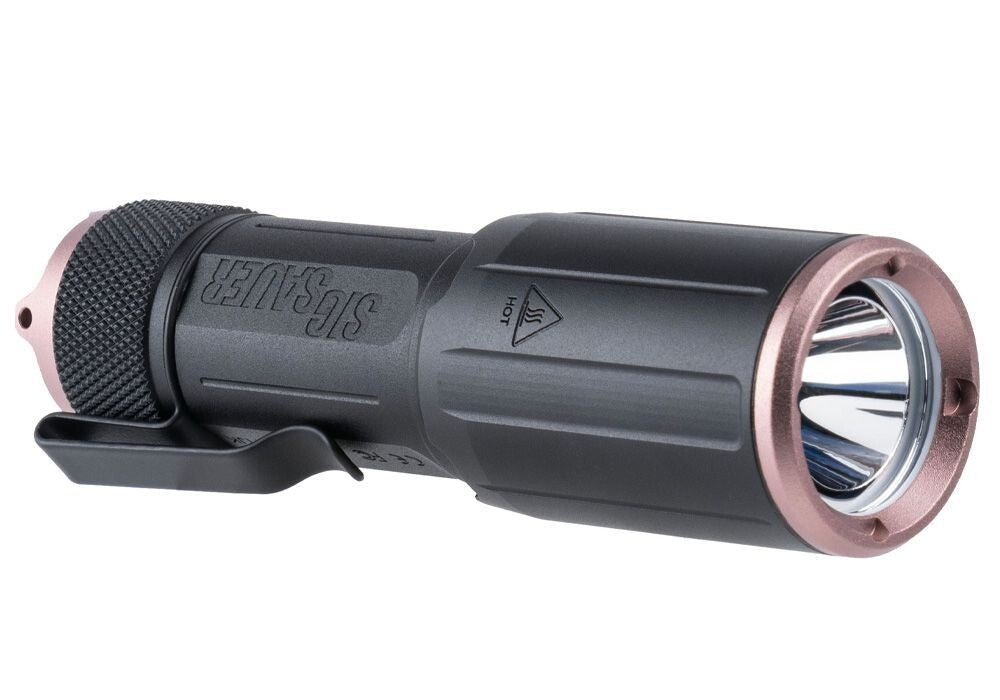 Rechargeable LED Flashlight 1350 Lumens for Personal Safety - Rose Edition