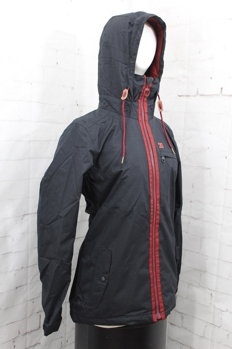 Women's Snowboard Jacket Waterproof Insulated Ski Coat Anthracite Black