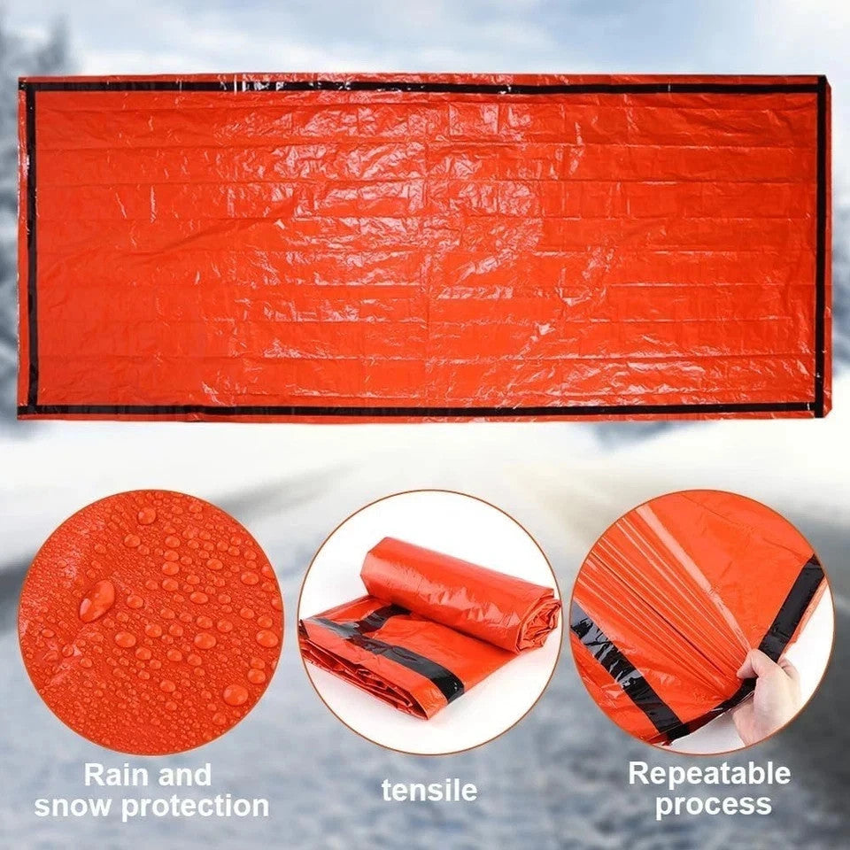 3-Pack Emergency Survival Sleeping Bags Waterproof Thermal Heat Retention