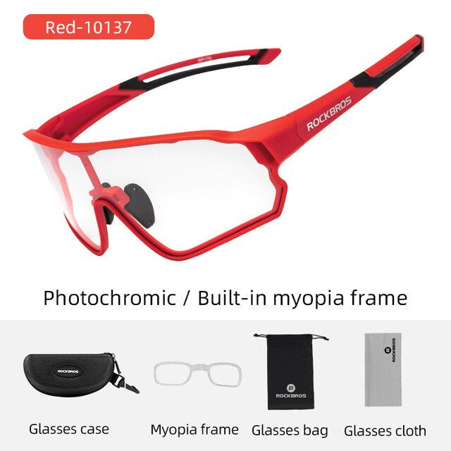 Polarized & Photochromic Cycling Sunglasses UV400 Protection Sport Glasses