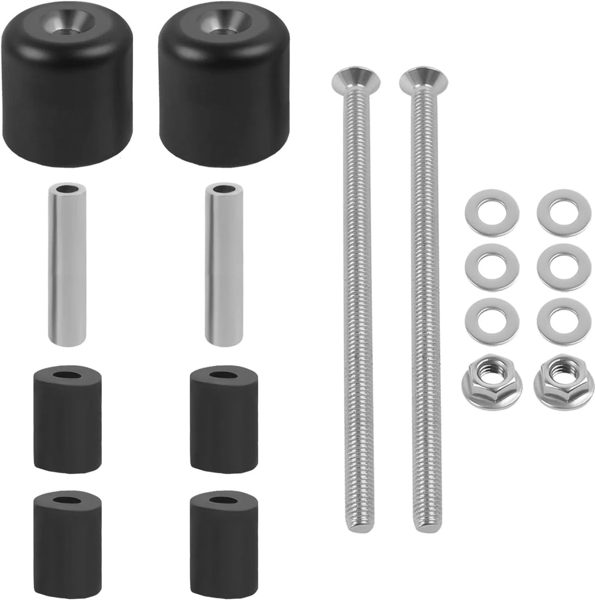 Motorcycle Handlebar End Grips Plug Weights for Suzuki GSX-S1000 2022-2024