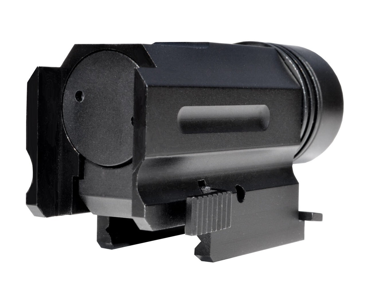 LED Tactical Flashlight with Rail Mount, 160 Lumens, 5 Modes, Battery Included