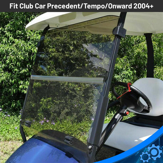 Golf Cart Folding Windshield Tinted for Club Car Precedent Onward Tempo 2004+