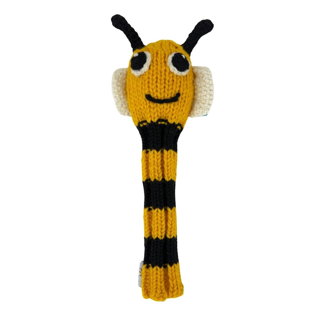 Sunfish Bee Animal Knit Wool Hybrid Golf Headcover - Handmade, Universal Fit