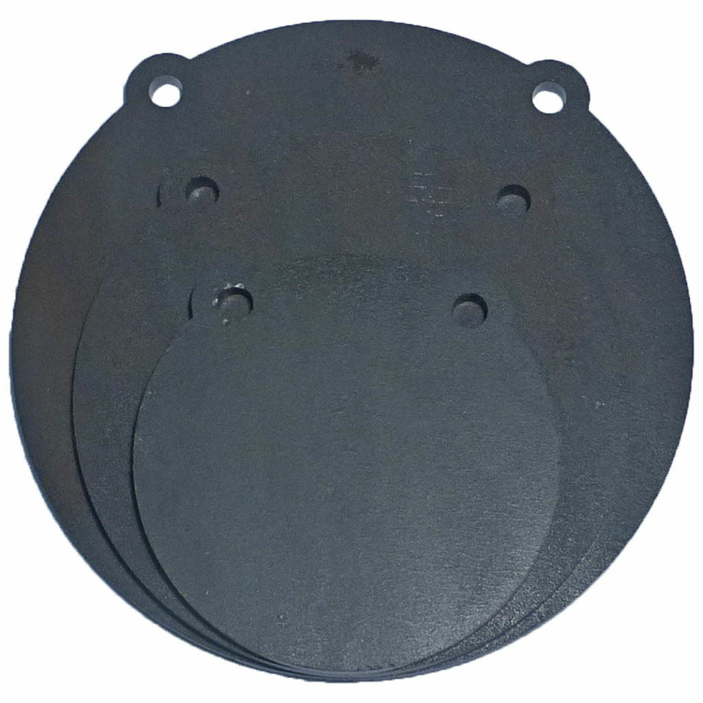 AR500 Steel Shooting Targets Set of 3 | Laser Cut Gong Targets 6, 8, 10 Inches