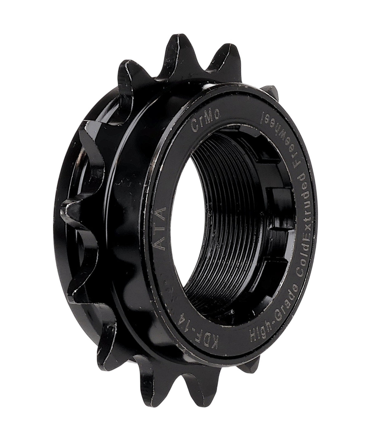 14T Chromoly BMX Freewheel - 1/2" x 1/8" Black, M30 Threaded Hub